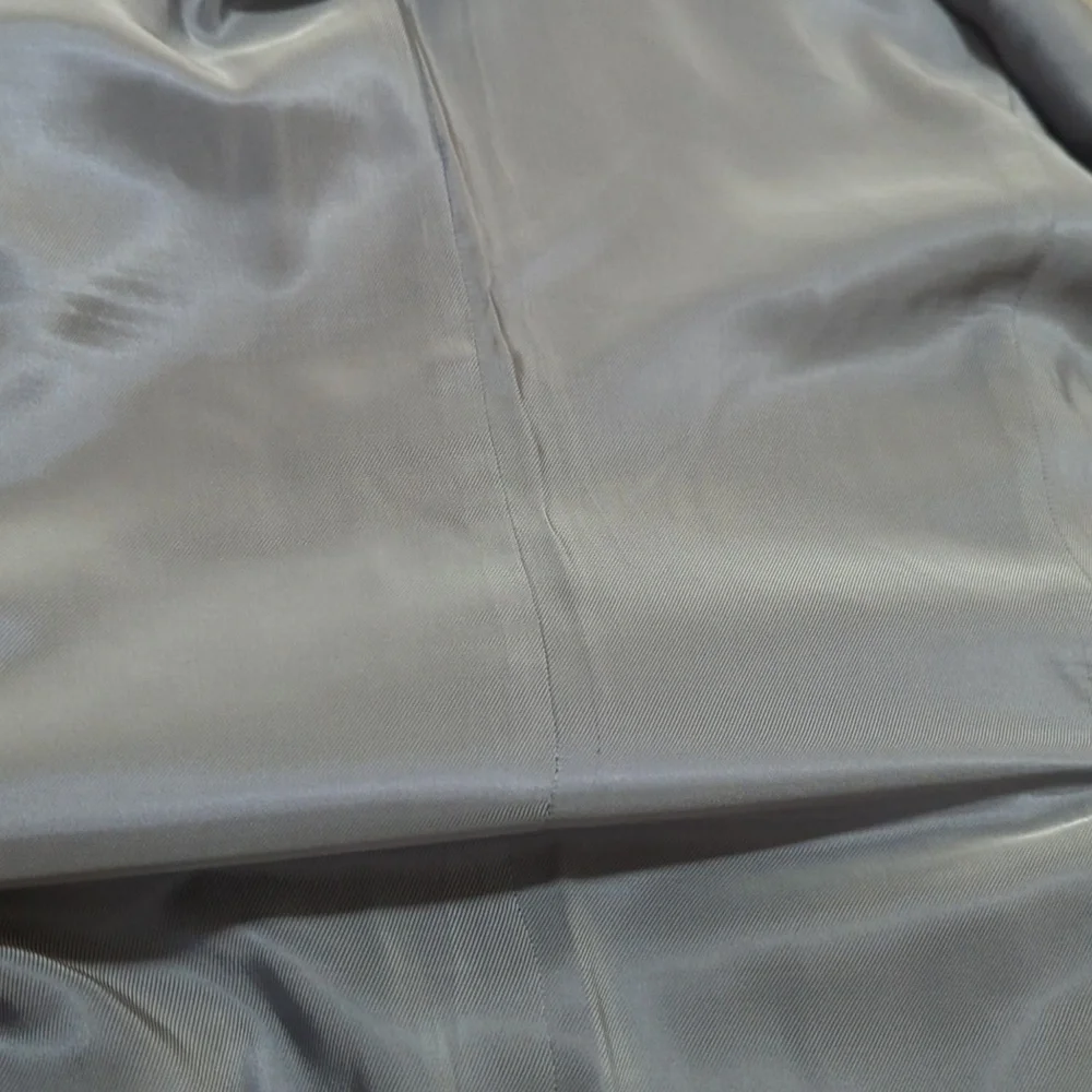 Unbranded Tailored Italian Wool Black/White Herringbone Suit Men's Size 50